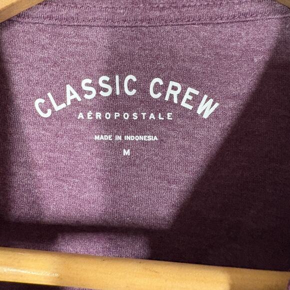 NEW! Aeropostale Classic Crew Tee Floral Print White Cap Sleeve Casual - XL - Picture 3 of 4